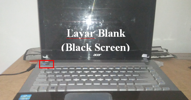 Layar Laptop/Komputer Blank dan Hitam (Blackscreen) Tapi Kipas Menyala