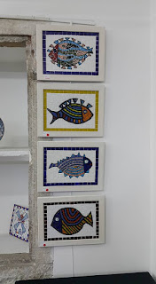 balık mozaikleri