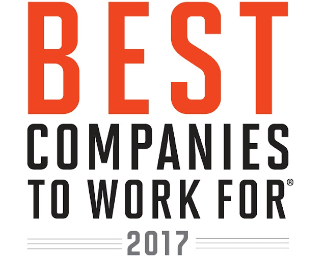 Best 50 companies to work in 2017 (Employees Choice) by Glassdoor