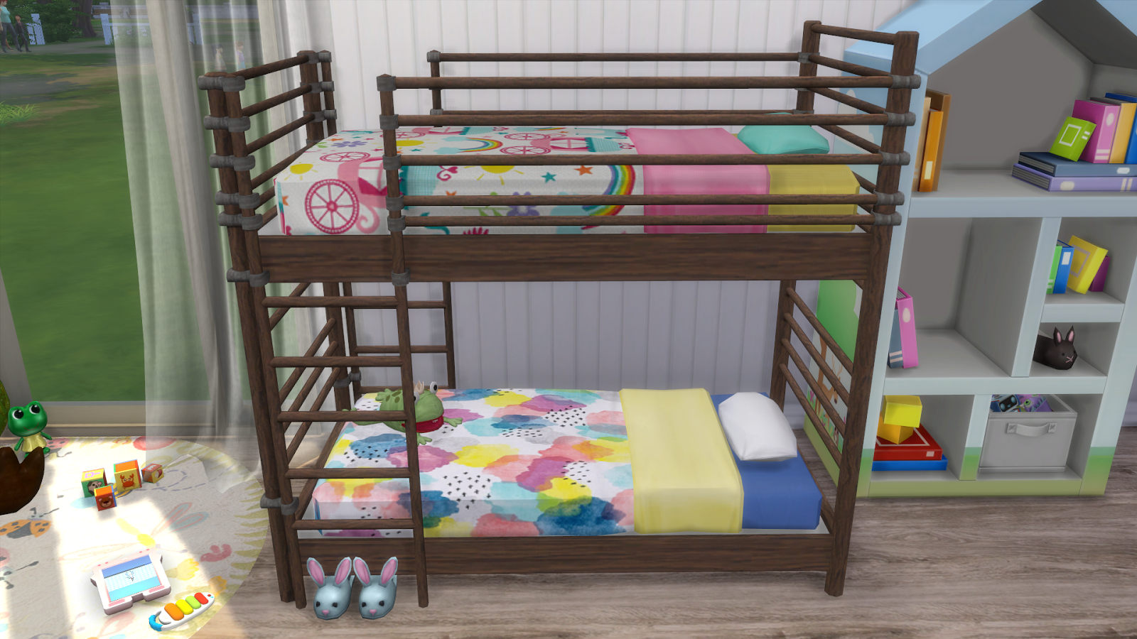 sims 4 custom content bunk beds