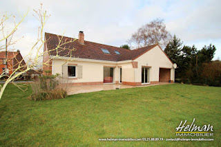 Campagne-lès-Wardrecques, maison à vendre, semi plain-pied, helman immobilier