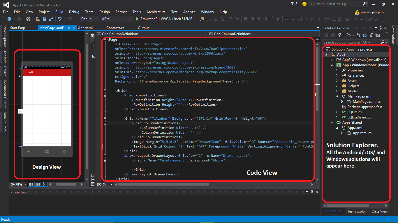 Visual Studio 2015: Chap. 2- Understanding the IDE