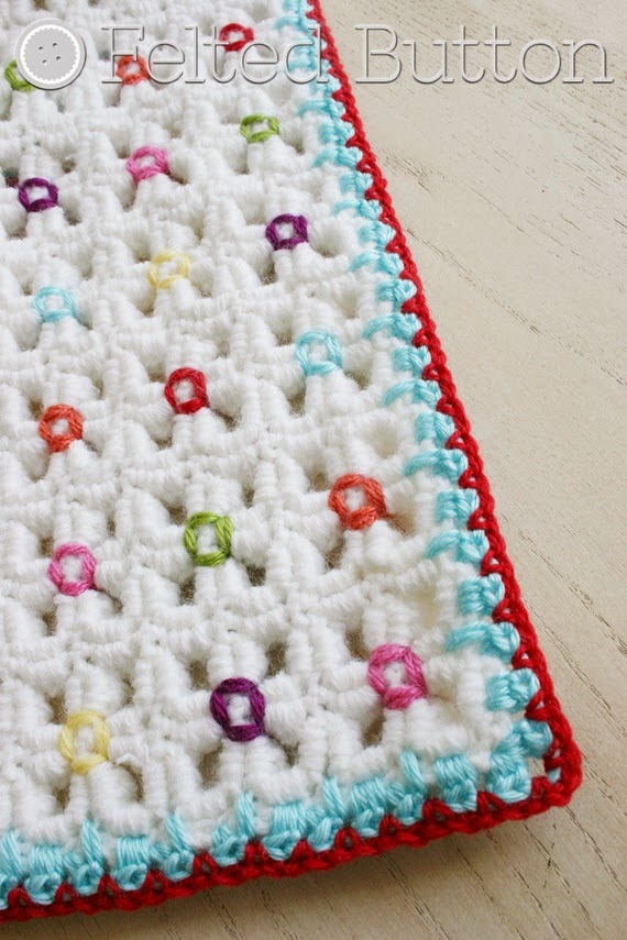 Crazy Good Mat and Blanket Crochet Pattern by Felted Button (Susan Carlson)