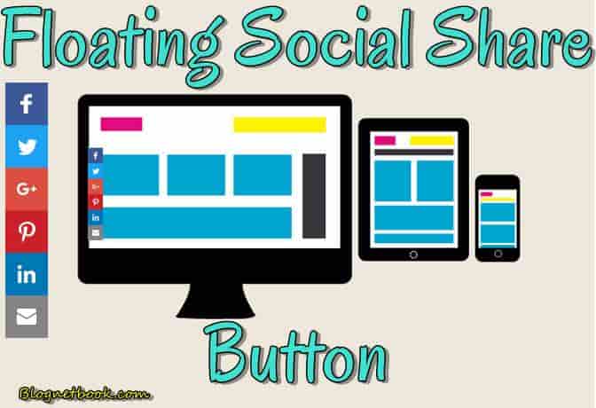 Floating Social Media Share Buttons Blog Website Me Kaise Lagaye. Floating Social Media Share Buttons Blog Website Me Kaise Lagaye.