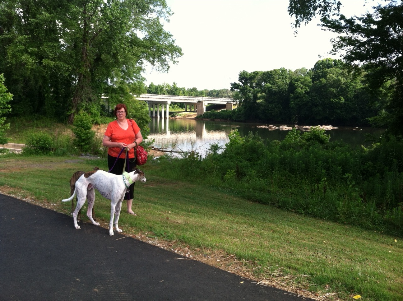 Pawstcards from Hampton Roads: Riverwalk Trail, Rock Hill, SC