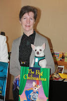 Waverly Curtis author of Chihuahua Confidential with PePe image