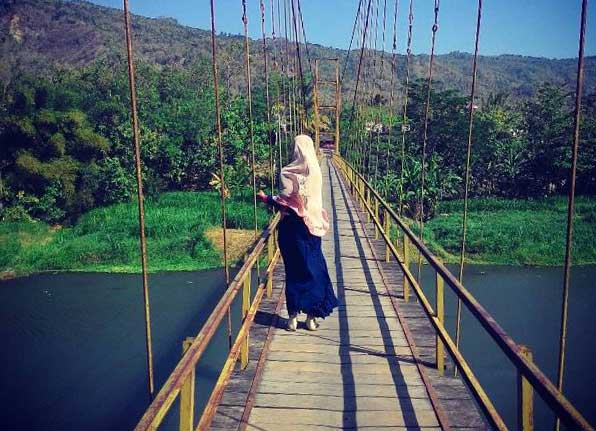 Jembatan Soko tempat selfie di Jogja