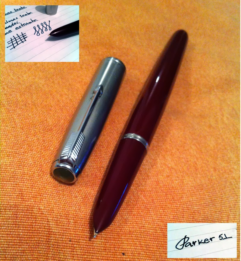 Parker 51 and writing sample