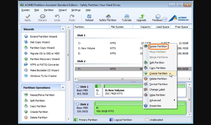 Partisi USB Drive Menggunakan - AOMEI Partisi USB Drive Menggunakan - AOMEI