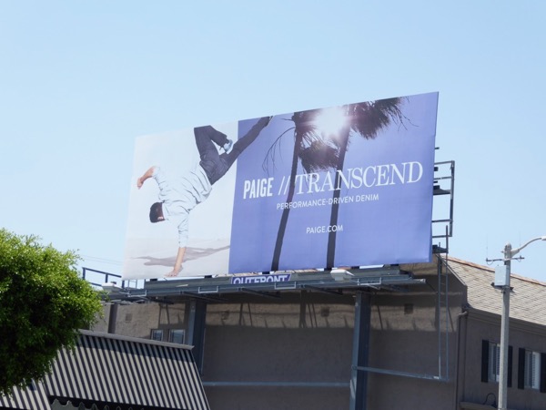 Paige Transcend Performance-driven denim billboard Paige Transcend denim billboard