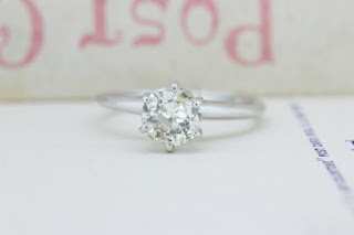 vintage diamond engagement ring