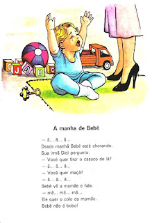 Leitura Leitura antiga para alfabetização