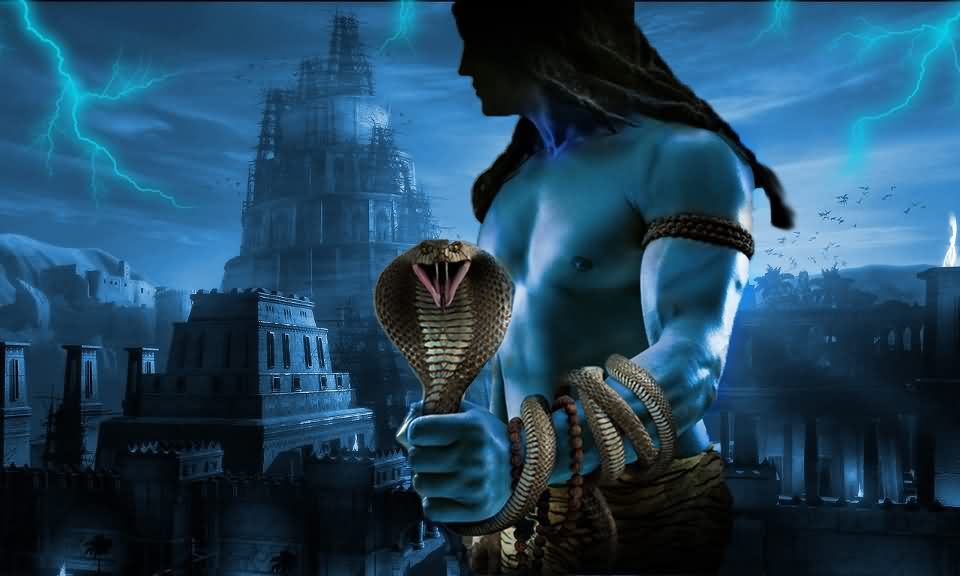 lord shiva in rudra