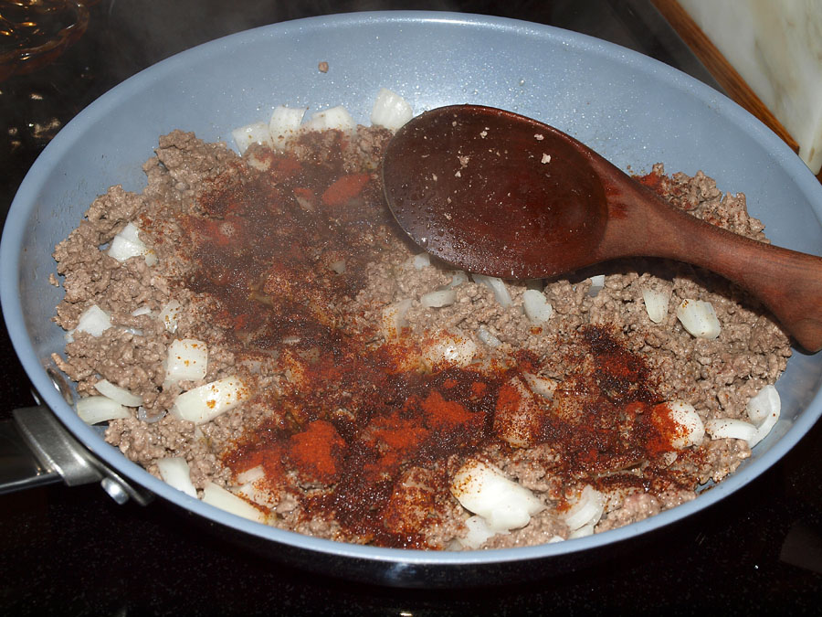 Pellet Smoker Cooking Brisket Burnt End Chili