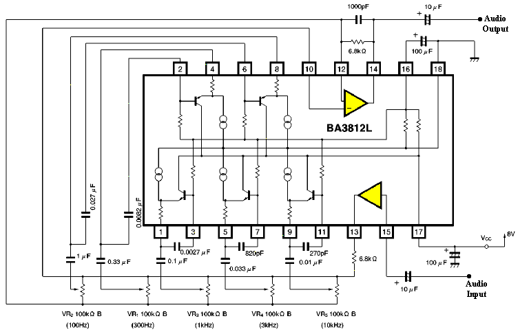 Simple 5 Band Equalizer | DIY Circuit