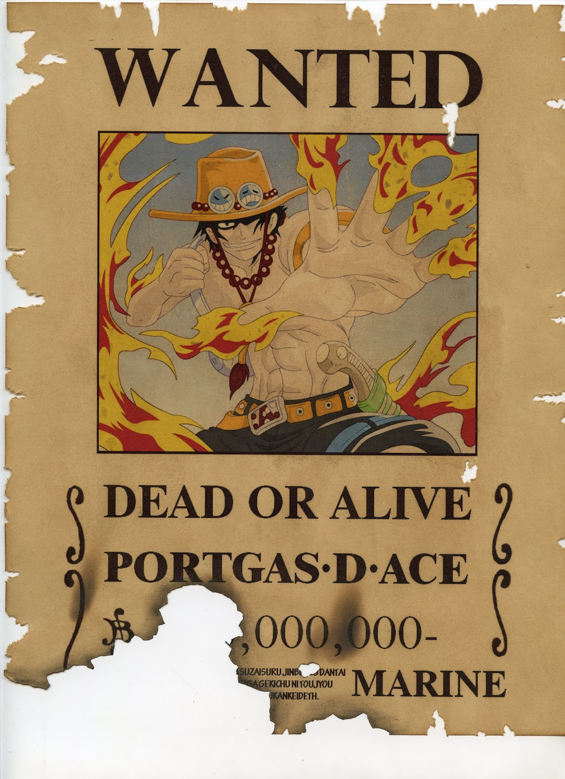 One Piece Wanted Poster Price