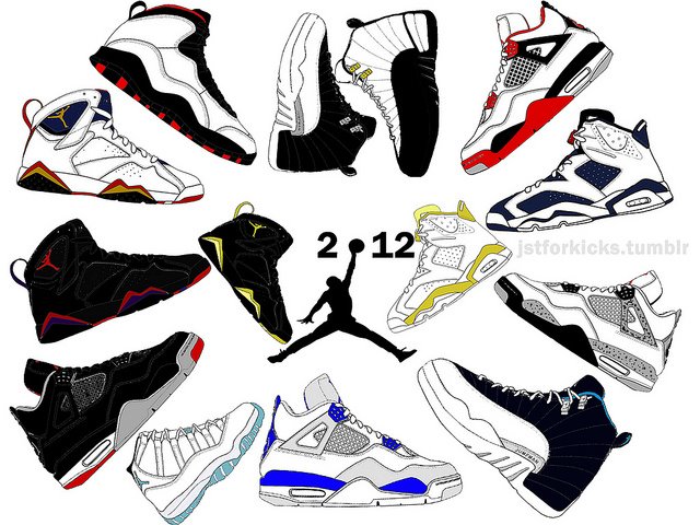 types of jordan retros
