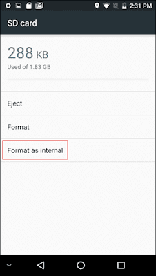 How you can increase the internal storage in android