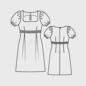 Patrón gratis: vestido Burda corte imperio (tallas 34-44) | yo elijo...COSER | Bloglovin'