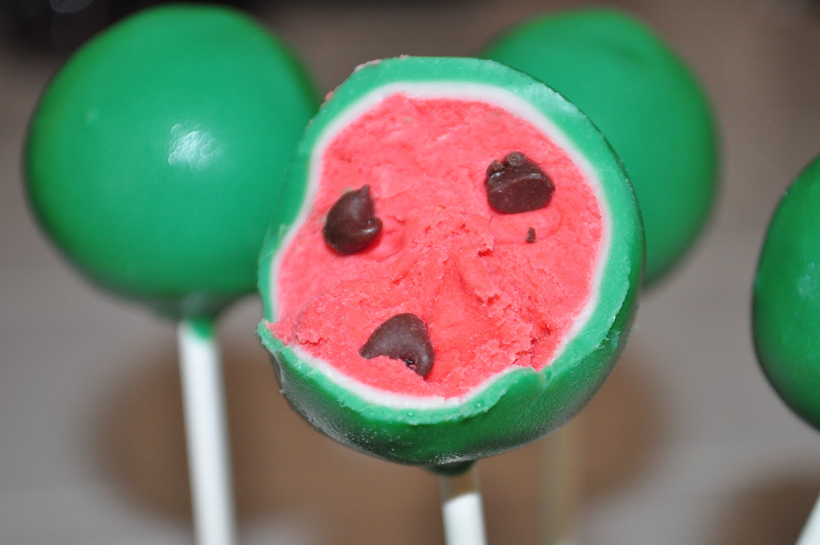 The Schulers Watermelon Cake Pops