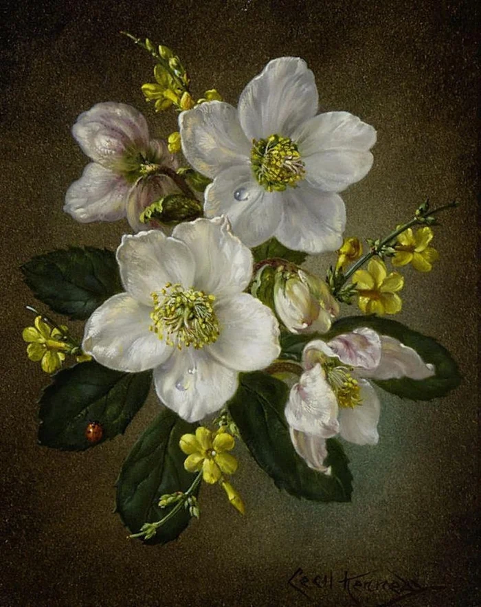 Cecil Kennedy 1905-1997 | British flowers painter