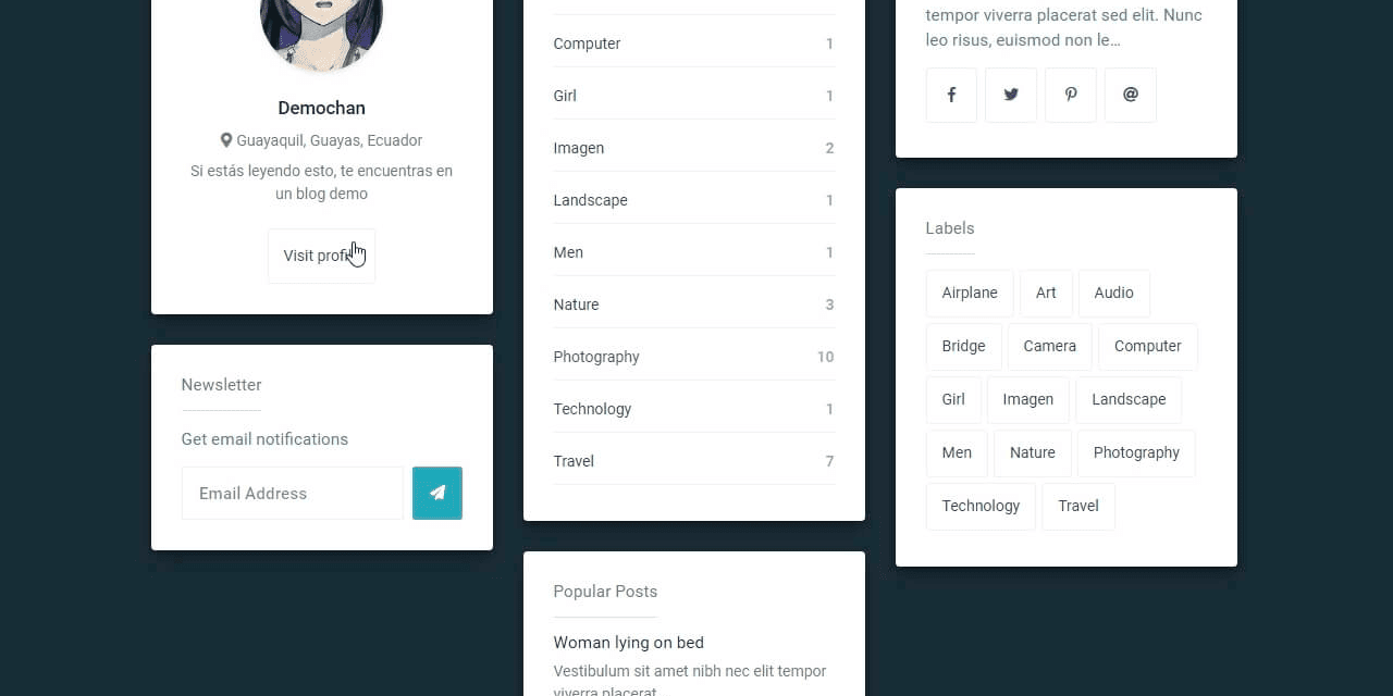 Blogger layout 3