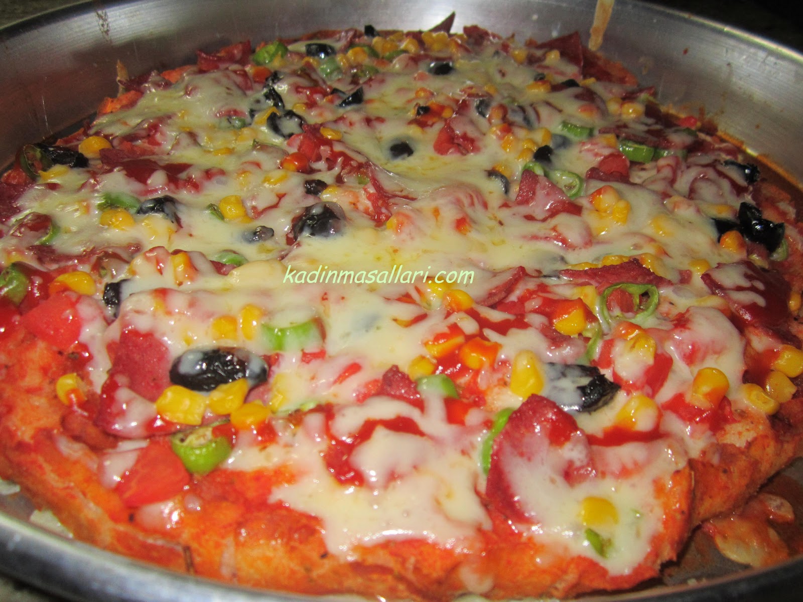 Ramazan Pidesinden Pizza TarifiKadın Masalları