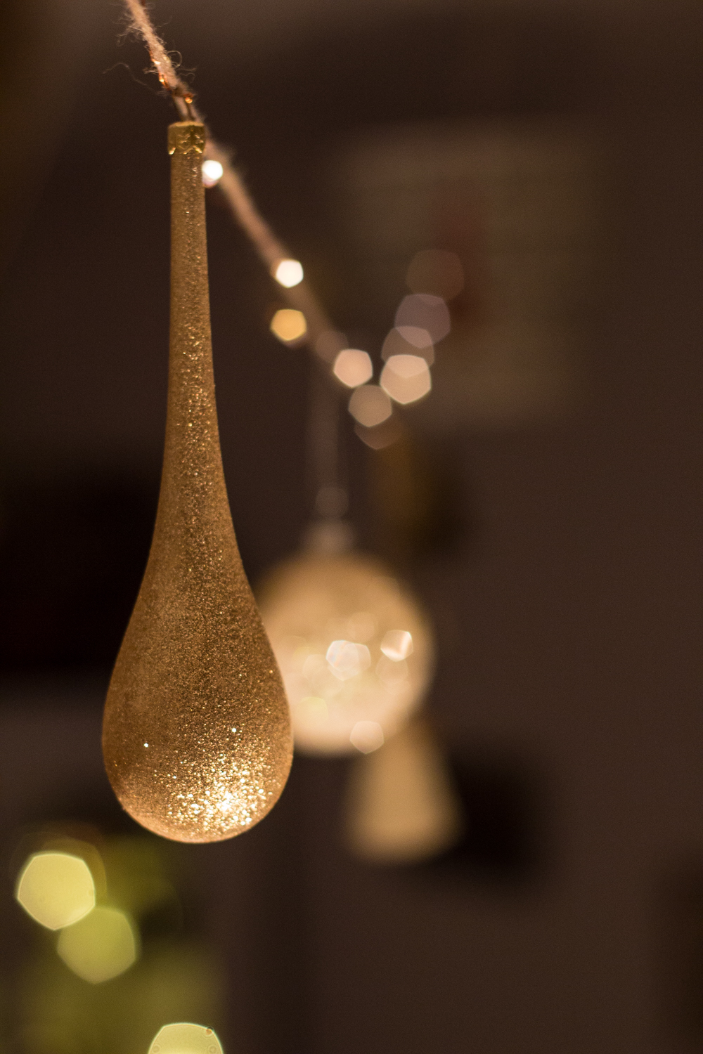 A handmade cottage Festoon ceiling garland decoration + for Christmas or Weddings