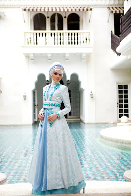 Model Gaun atau Gamis Pesta Muslimah Modern Lintas Informasi