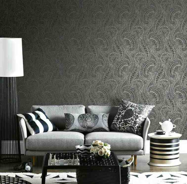 Desain Wallpaper Dinding Ruang Tamu Minimalis modern Desain Wallpaper Dinding Ruang Tamu Minimalis