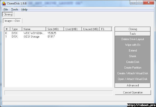 Clonar discos, crear y eliminar particiones con CloneDisk Clonar discos, crear y eliminar particiones con CloneDisk