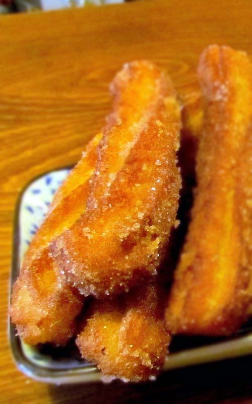 Mexican Churros. Make your own at home. Tastes as good as those you buy from street fairs and art walks.