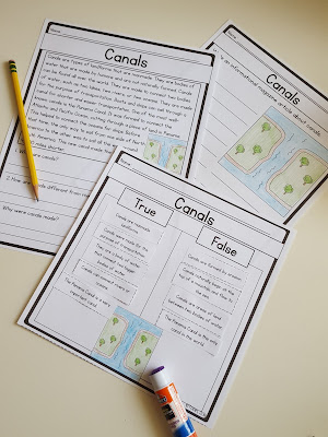 Teaching Landforms: Hands-on activity ideas for kids, no-prep engaging landform resources, and a FREEBIE landform activity. 