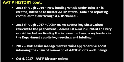 Elizondo slide 3 Luis Elizondo revela que el programa secreto del Pentágono que estudiaba los ovnis NUNCA TERMINO
