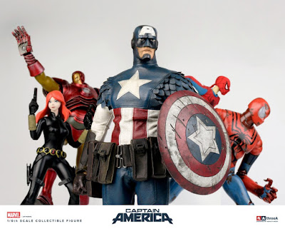 Marvel x ThreeA Captain America 1/6 Scale Collectible Figure by Ashley Wood