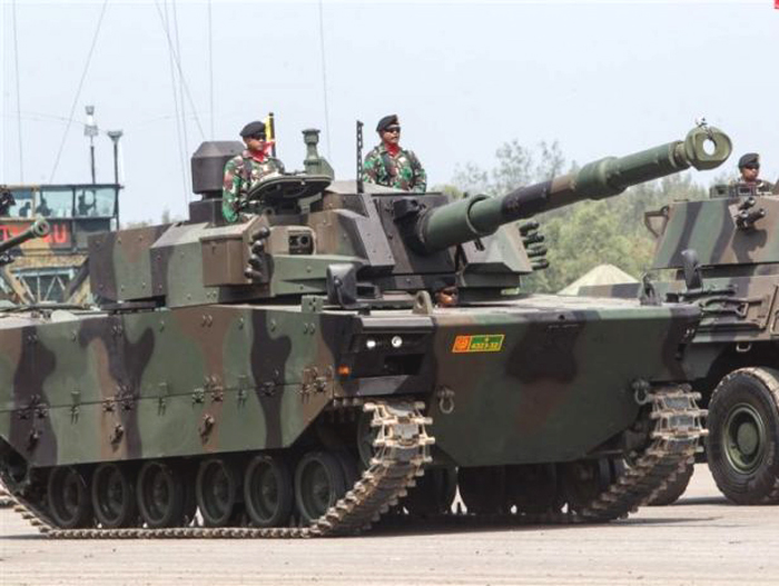 Prototype Tank Medium Pindad-FNSS di Cilegon, Banten. Prototype Tank Medium Pindad-FNSS di Cilegon, Banten.