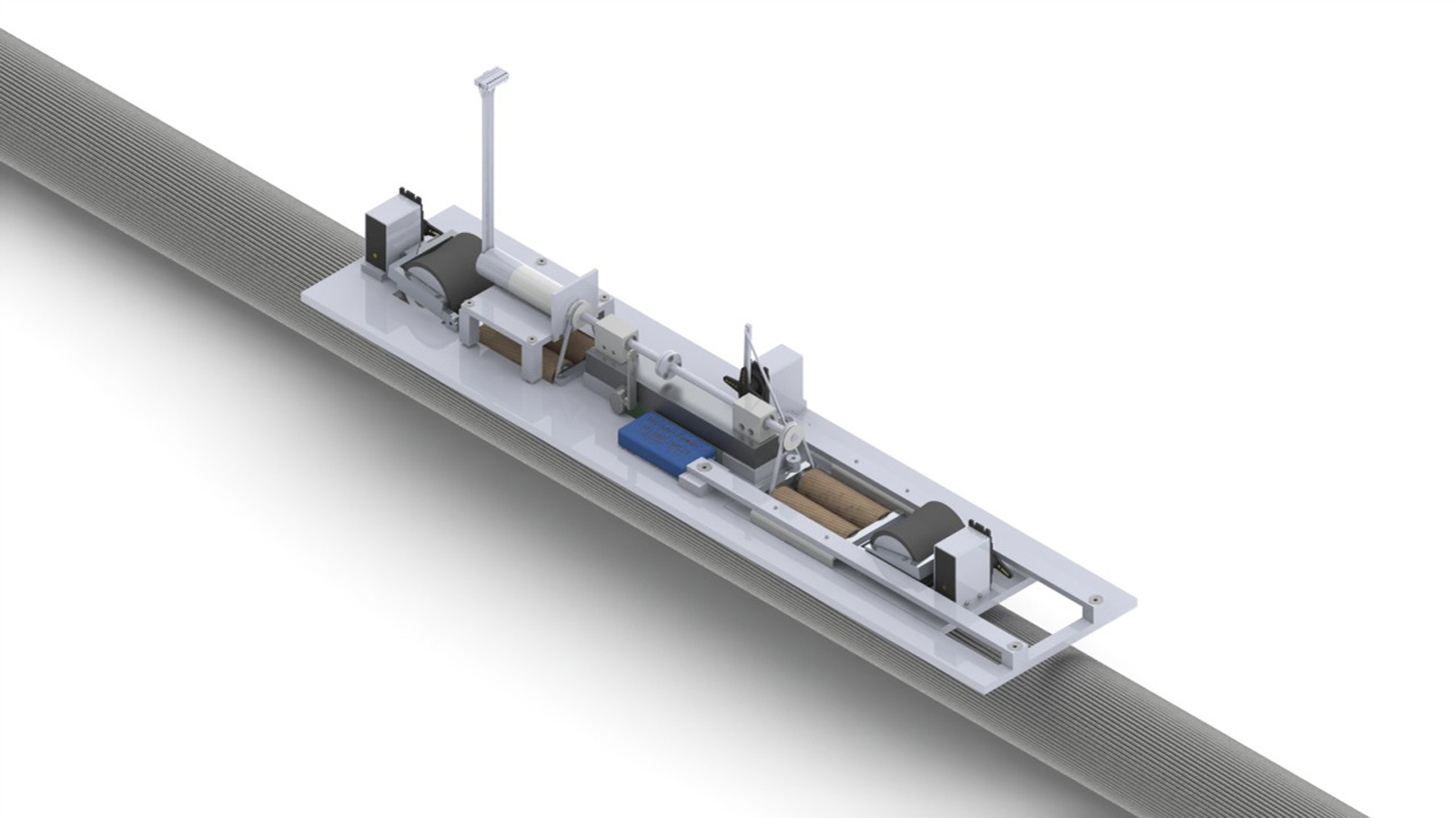 Robots inspect cables