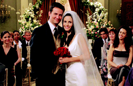 Bodas en serie: Monica y Chandler en Friends
