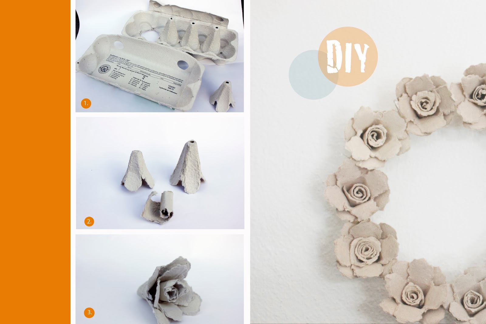 majaskreativwelt : Eierkarton-Rosen