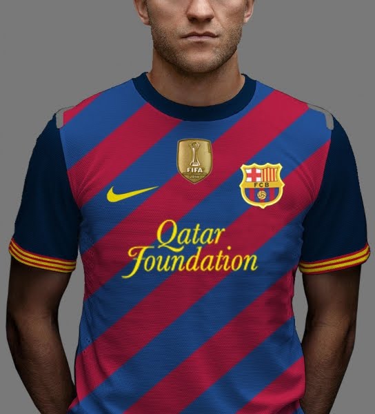 Camisa Nike FC Barcelona 2012/2013 - Kit Fantasy -