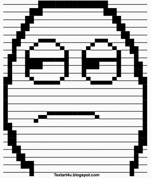 Sad text art