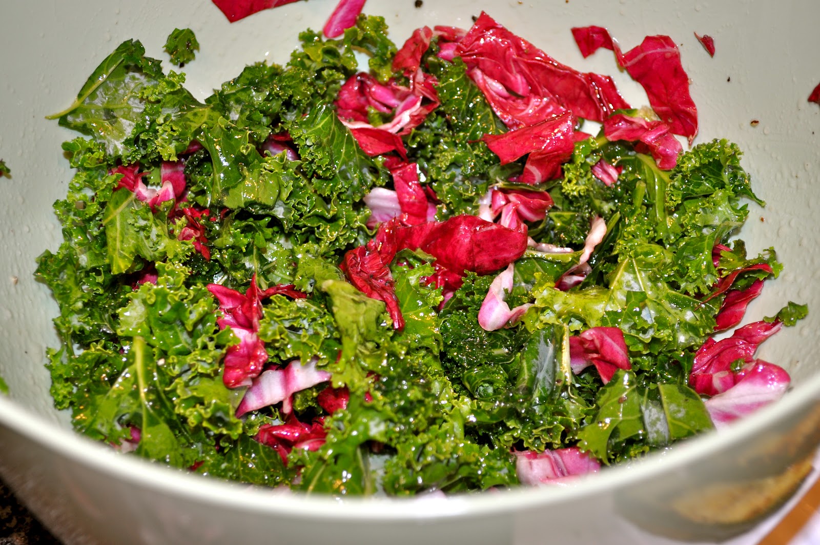 One Classy Dish Kale, Apple, & Bacon Salad