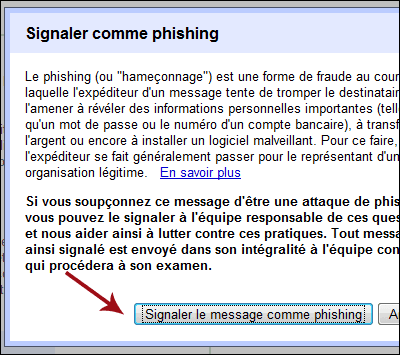 Signaler Mail Suspect Astucesinformatique