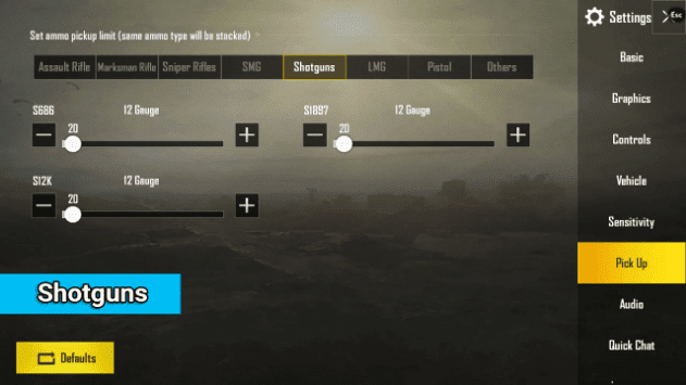 Cara Setting Auto Pick Up Terbaik PUBG Mobile Cara Setting Auto Pick Up Terbaik PUBG Mobile