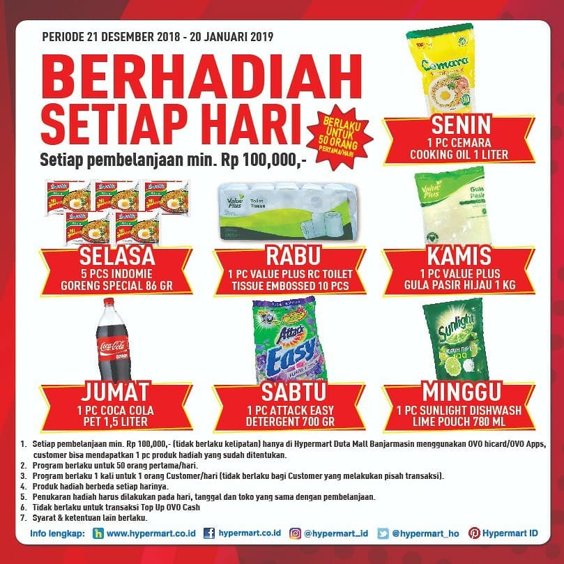 #Hypermart - Promo Relaunch Hypermart Mall Duta Banjarmasin (HARI INI)