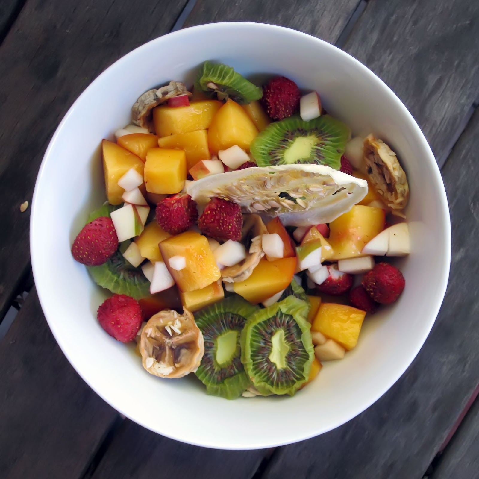 Chlorophylle en Lémurie intérieure: Fruits frais et fruits séchés