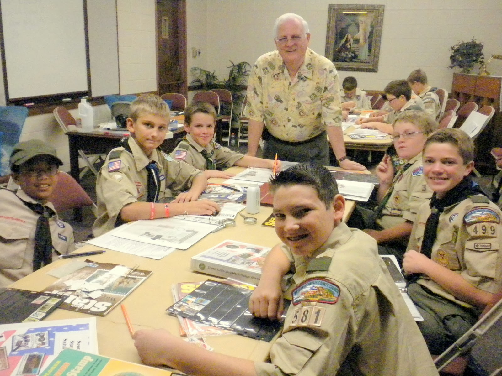The Stamp Collecting RoundUp Sponsor a Scout to Attend A Stamp Collecting Merit Badge