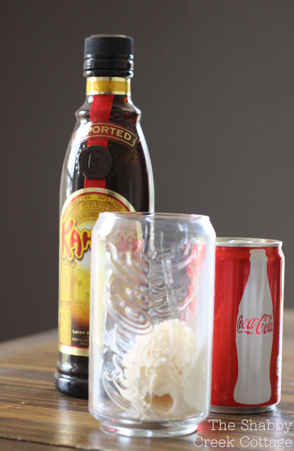 kahlua coke float