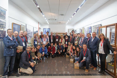 Foto de grupo en el Museo de la Minería del País Vasco