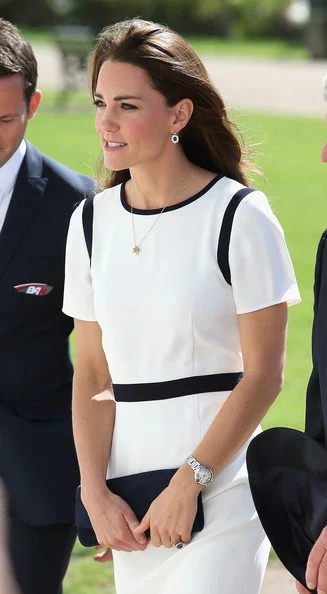 Kate Middleton visited the National Maritime Museum in Greenwich for the Ben Ainslie America's Cup Launch